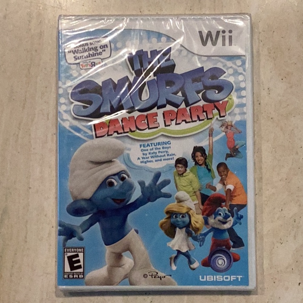 The Smurfs Dance Party Nintendo Wii Game New Sealed Toys R Us Kids